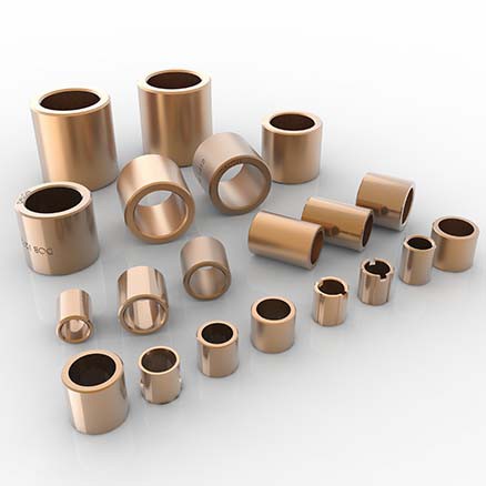 Buje de bronce fosforado impregnado de aceite sinterizado