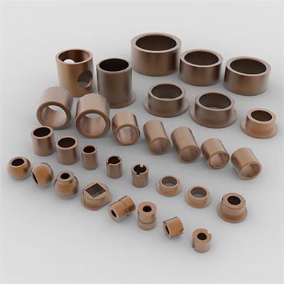 Buje de maquinaria de construcción de bronce sinterizado